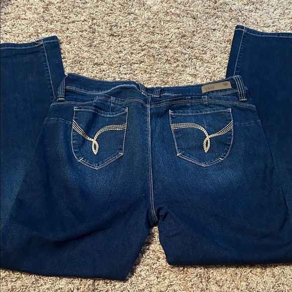 YMI Women's Dark Blue Skinny Jeans - Picture 2 of 8